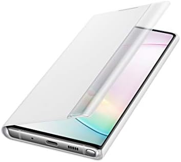 Калъф Samsung Galaxy Note10 с панти капак S-View - Бял (версия за САЩ, с гаранция) - EF-ZN970CWEGUS