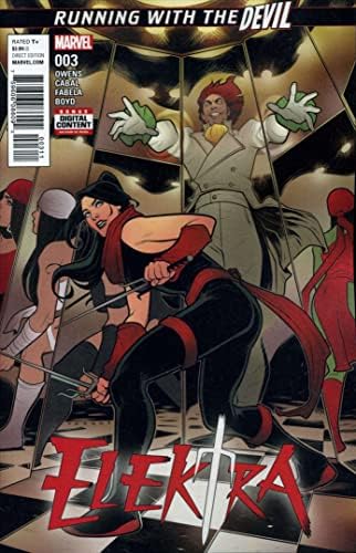 Електра (5-та серия) #3 VF / NM; Комиксите на Marvel | Органи с дявола