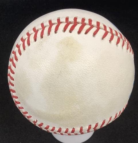 Били Мартин Подписа бейзболен договор с мениджъра по автографам Боби Браун Янкис WS 1977￼ JSA - Бейзболни топки с автографи