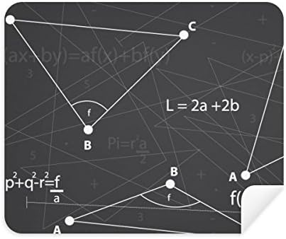 Сив Ъгъл на Математическа Формула за Изчисляване на Плат За Почистване на Екрана за Пречистване на 2 елемента Замшевой Тъкан