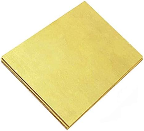 Месинг лист LUCKNIGHT за използване при проектирането на изделия обработка на метали Латунная плоча с дебелина 0,5 мм (Цвят: 200x200x5