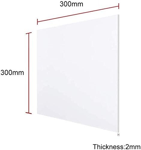 Акрилен лист YUESFZ Плексиглас Можете да използвате за поставка за дисплея 300 mm x 300 mm Акрилен лист (Размер: 300 mm x 300 mm x 2 mm)