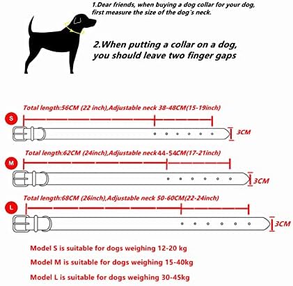 Яката за врата на кучето Размер 17-21 см Кафяв Кожен нашийник за кучета се регулира за кучета с тегло 15-40 кг Удобен нашийник за кучета с метална катарама и D-образен пръ
