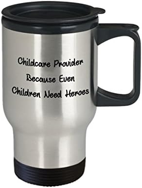 Най-Забавната Пътна Чаша за учителка в детска градина, Чаена чаша за работниците, грижи за деца, Идеална за Благодарност, Идеален за