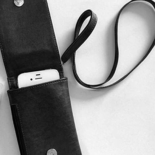 Произведено в Испания, Страната на Любовта Телефон в Чантата си Портфейл Висящ Калъф За Мобилен Телефон, Черен Джоба