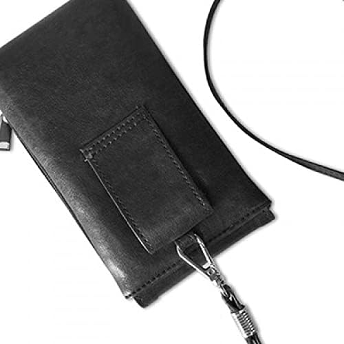 Историята На Изображението-Цитат На Арт-Деко Подарък Мода Телефон В Чантата Си Чантата Виси Мобилен Калъф Черен Джоба
