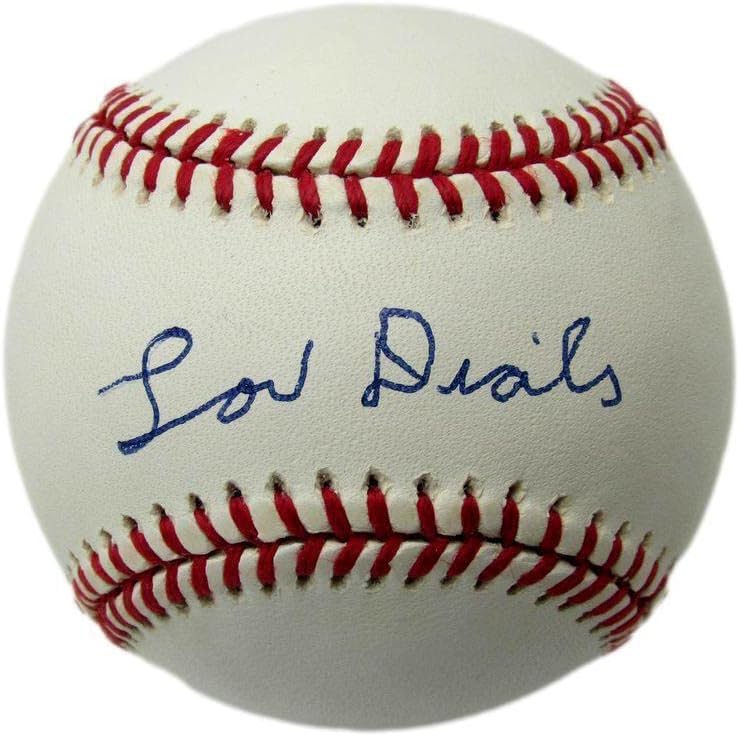 Лу Дайалз подписа OAL Baseball Негър Лига Chicago American Джайънтс PSA / Бейзболни топки с ДНК-автограф