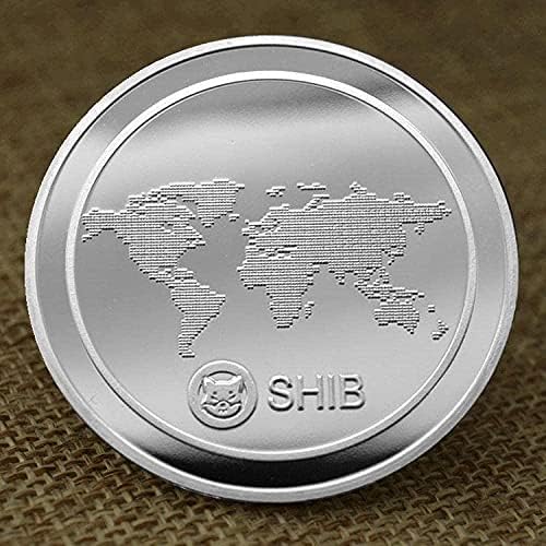 Ada Криптовалюта Любима Монета Възпоменателна Монета, Монета Shiba Ин Монета Дожа Сребърно Покритие Виртуална Монета Предизвикателство
