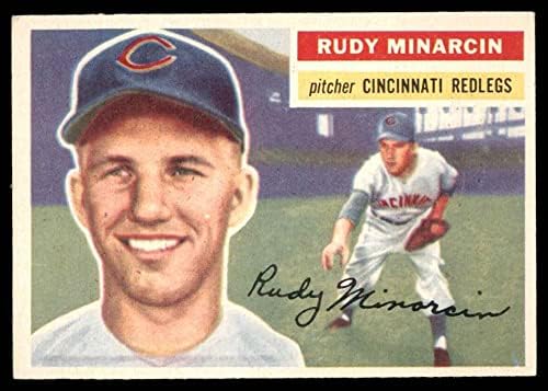 1956 Topps 36 Руди Минарчин Синсинати Редс (Бейзболна картичка) EX/MT Maya