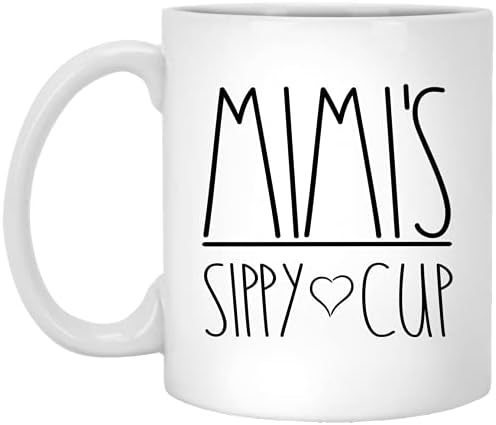 Керамични Кафеена Чаша Mimi's Sippy Cup, Подаръци За Коледа, Подарък За Рожден Ден, Чаша Mimi To Be, Ден на Майката На Мими Рожден Ден