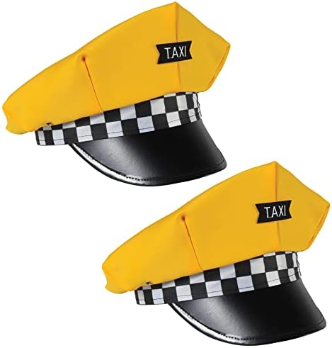 Готварски шапки Beistle, жълто / черно / бяло, един размер