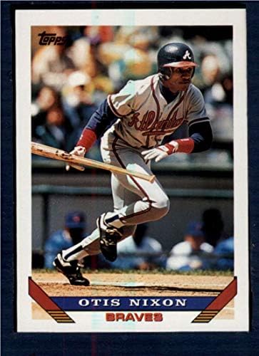 1993 Topps #333 Отис Никсън Ню Йорк-Бейзбол Атланта Брейвз