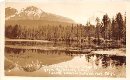Пощенска картичка с планината Ласен, Калифорния