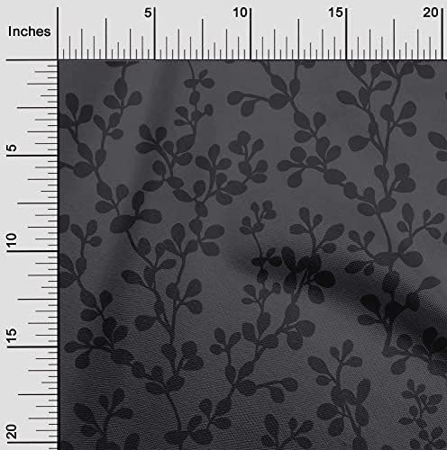 oneOone хлопчатобумажный поплин тъмно сив плат Азиатски материал за рокли Плат с принтом ширина на парцела 56 инча