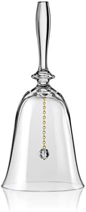 Barski - Стъклена Камбанка с европейско качество - 7,25 H със Златна верига за Flappers - кристал Стъкло - Произведено в Европа