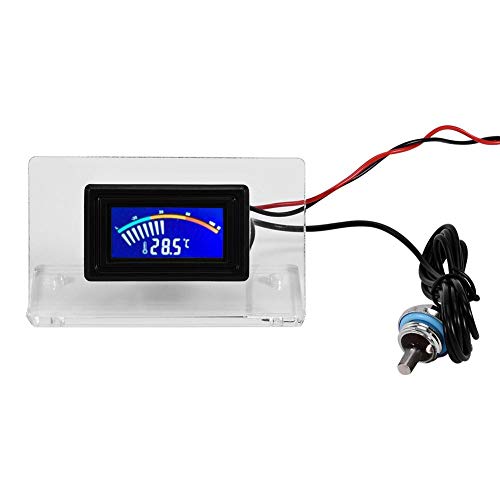 Сензор за температура HEIMP, Компютърен температурен Сензор С Водно Охлаждане, Цифрова/Комплект Термометри с Набиране, LCD Екран -50