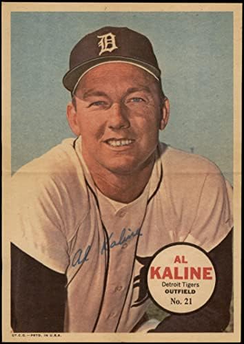 1967 Topps # 21 Ал Калин Детройт Тайгърс (Бейзболна картичка) Ню Йорк/MT Тайгърс