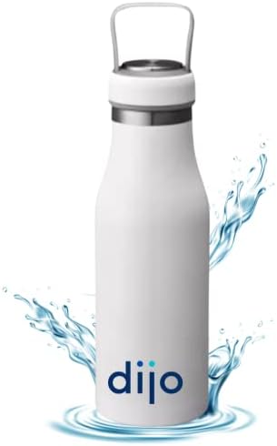 Случайна бутилка за вода DIJO (Бяла)