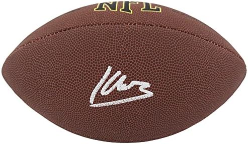 Кенет Уокър Подписа Wilson Super Grip пълен размер на топка за Футбол NFL - Футболни топки С Автографи
