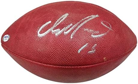 Дан Марино Подписа Официални Кожени Футболни Топки Делфините PSA с Автограф/DNA AK22239 - Футболни топки С Автографи