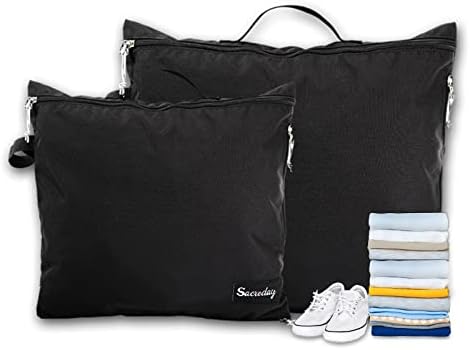 2 етажа торби за дрехи, Пътни чанти-Малки Висящи Торбички за пране, за Многократна употреба Мръсни чанти за пътуване, фитнес зала, медицински