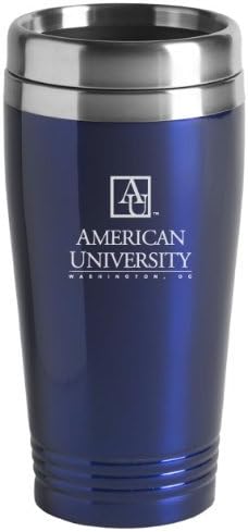 LXG, Inc. Американски университет - Пътен Чаша за steins на 16 унции Сини