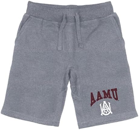 Шорти AAMU Alabama A & M University Bulldogs Премиум-Клас с руното завязкой Черен цвят