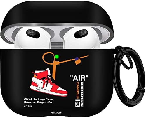 Gedicht Калъф за Airpods 3-то поколение Air Спортни Обувки, Защитни Меки Седалките от TPU, Здрав Калъф за Apple Airpod 3 с Брелоком за