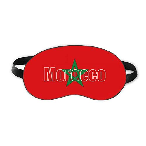 Името на Хартата на страната Мароко Sleep Eye Shield Мека Нощна Превръзка На очите Сянка на Кутията