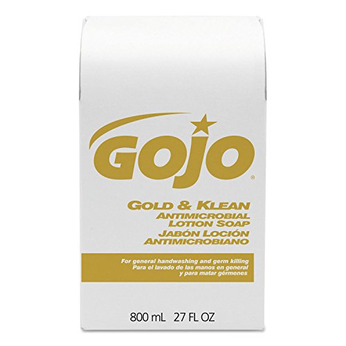 Gojo 912712Ct Gold & Klean Лосион За Сапун В Опаковка С Дозатор За зареждане на Цветен Балсам 800 мл