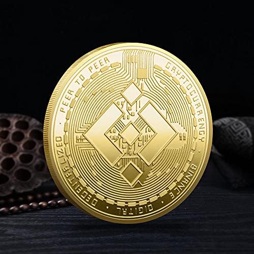 Възпоменателна монета Позлатен Цифров Виртуална Монета Айде Криптовалюта 2021 са подбрани Монета Ограничена серия с Защитно покритие