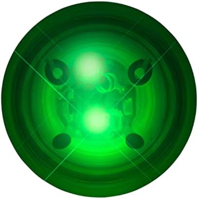 Плажна топка с активирането на удара blinkee LED зелен цвят | За практикуване на гандболом и ракетболом | 1.5 инча | по 1 топка на извършено брой.