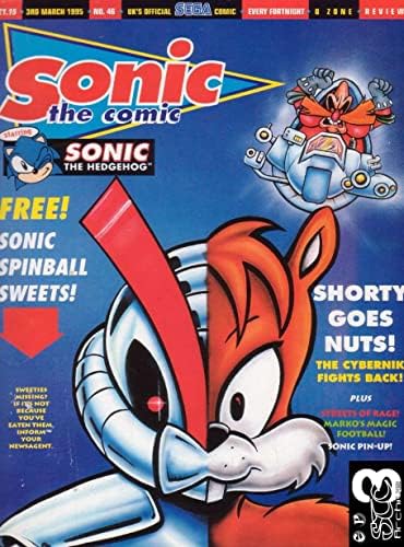 Sonic the Comic 46 серия ; Качествен комикс Fleetway | Таралеж