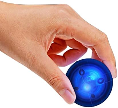 Плажна топка с активирането на удара blinkee LED синьо | За практикуване на гандболом и ракетболом | 1.5 инча | по 1 топка на извършено брой.