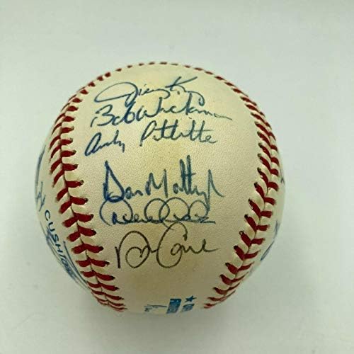 Дерек Джитър Мариано Ривера - Четири начинаещ Янкис 1995 година, подписали бейзболен договор JSA - Бейзболни топки с автографи