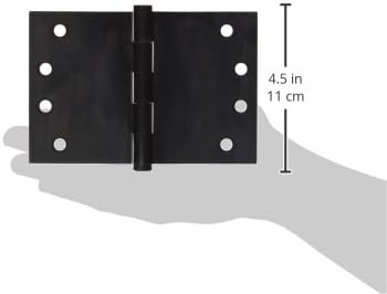Ъглова панта Deltana DSB406010B от Плътен Месинг с Размер 4 x 6 инча